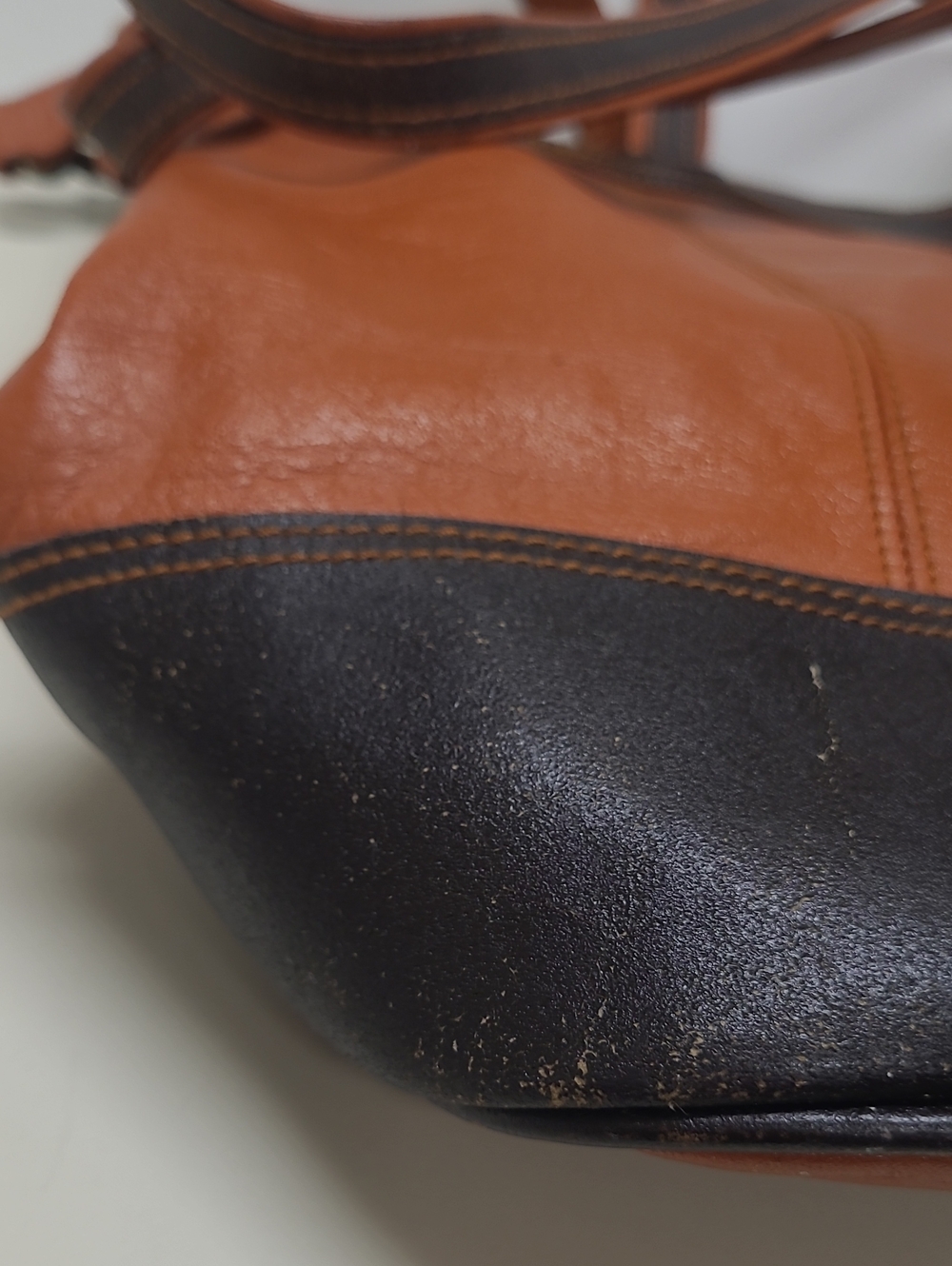Belle Rose Leather Tote - Picture 14 of 16